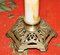 Victorian Onyx Base Oil Lamp with Pearl Glass Finish 6