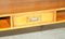 Military Campaign Burr Yew Wood Coffee Table with Bookshelf, Image 4