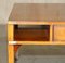 Military Campaign Burr Yew Wood Coffee Table with Bookshelf 9