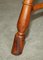 Burr Yew Wood Tripod Stool with Timber Grain, Image 14