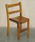 English Oak Stacking Chairs with Period Finish, 1930s, Set of 4, Image 7