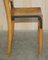 English Oak Stacking Chairs with Period Finish, 1930s, Set of 4 14