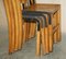 English Oak Stacking Chairs with Period Finish, 1930s, Set of 4, Image 4