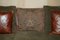 Braunes Leder Club Sofa & Sessel von Ralph Lauren, New York Madison Avenue, 2er Set 6