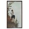 Victorian Hand Painted Wall Hanging Mirror Depicting Lady, Image 1