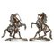 Bronze Marly Horses Louvre Statues After Guillaume Coustou, Set of 2 1