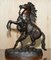 Bronze Marly Horses Louvre Statues After Guillaume Coustou, Set of 2 3