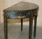 Hand Painted Polychrome Demi Lune Console Table, Mid-18th Century, Image 13