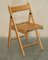 English Oak Folding Steamer Chairs with Patina, 1940s, Set of 4, Image 6