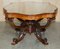 Victorian Carved Burr Walnut Centre Table, 1860s, Image 17