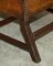 George II Brown Leather Wingback Armchair, 1760s 20