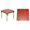 French Hand Painted Pine Vendange Wine Tasting Table 1