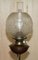 Victorian Spiral Pillar Base Oil Lamp in Italian Etched Glass, Image 2