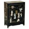 Chinoiserie Lacquer Side Cabinet with Hard Stone Finish 1