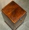 Art Deco Burr Walnut Bedside Table with Single Drawer 7