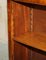 Sheraton Burr Elm & Walnut Inlay Dwarf Bookshelf from Brights of Nettlebed 11