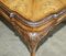 Burr Walnut Coffee or Cocktail Table with Carved Cabriole Legs, Image 10