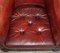 Leather Chippendale Tub Armchairs with Claw & Ball Feet, Set of 2 8