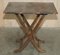 English Mid-Century Modern Oak Folding Tables, Set of 2 9