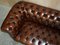 Brown Leather Chesterfield Sofa by Jas Shoolbred, 1860s, Image 9
