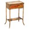 Chinese Regency Bamboo Sewing Table with Silk Lining, 1810s, Image 1