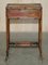 Chinese Regency Bamboo Sewing Table with Silk Lining, 1810s, Image 13