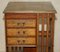 Victorian Walnut Revolving Bookcase with Drawers, 1880s 4