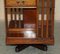 Victorian Walnut Revolving Bookcase with Drawers, 1880s 5