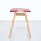Vintage Blonde and Pink Stool by Isamu Kenmochi, 1960s 4