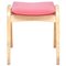 Vintage Blonde and Pink Stool by Isamu Kenmochi, 1960s 7