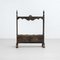 Large Traditional Spanish Hachero Stained Wood Candleholder, 1930s, Image 7