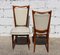 Vintage French Mid-Century Teak & Skai Dining Chairs, Set of 6 6