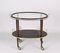 Mid-Century Italian Wood Bar Cart with Glass Serving Tray by Cesare Lacca, 1950s, Image 13