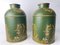 Large Chinoiserie Toleware Tea Canisters, Set of 2 2