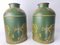 Large Chinoiserie Toleware Tea Canisters, Set of 2 3