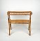 Mid-Century Italian Franco Albini Style Console Table in Rattan and Bamboo, 1960s, Image 4