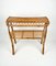 Mid-Century Italian Franco Albini Style Console Table in Rattan and Bamboo, 1960s 3
