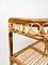 Mid-Century Italian Franco Albini Style Console Table in Rattan and Bamboo, 1960s, Image 7