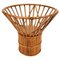 Italian Fruit Bowl Centerpiece in Bamboo and Rattan, 1960s, Image 1