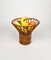 Italian Fruit Bowl Centerpiece in Bamboo and Rattan, 1960s 5