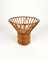Italian Fruit Bowl Centerpiece in Bamboo and Rattan, 1960s, Image 2