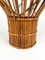 Italian Fruit Bowl Centerpiece in Bamboo and Rattan, 1960s 9