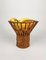 Italian Fruit Bowl Centerpiece in Bamboo and Rattan, 1960s, Image 6