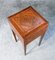 Antique Inlaid Wooden Veneer Work Table, 1800s 2
