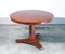 Sailing Side Table in Mahogany with Wheels 1