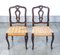 Vintage Italian Walnut Chairs, 1800s, Set of 8 5