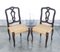 Italienische Vintage Stühle aus Nussholz, 1800er, 8er Set 6