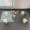 Coffee Table with Crystal and Travertine Feet, 1970s 7