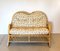 Vintage Wicker and Bamboo Sofa from Gervasoni 1980s 4