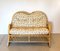 Vintage Wicker and Bamboo Sofa from Gervasoni 1980s, Image 4